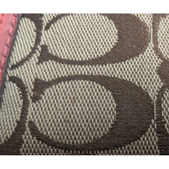 Coach Park Signature C Multi Case Turn Lock Wallet Tearose Khaki - Picture 3 of 12